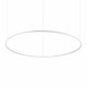 Lampada a sospensione con diffusore rotondo a led D.150