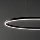 Lampada a sospensione con diffusore rotondo a led D.50