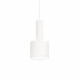 Lampada a sospensione con singolo diffusore in metallo dal design moderno