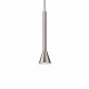 Lampada a sospensione con singolo diffusore led a cono in metallo verniciato