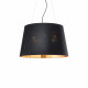 Lampada a sospensione grande con diffusore in lamina di PVC dal design elegante
