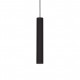 Lampada a sospensione in metallo con singolo diffusore dal design moderno
