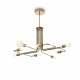 Lampada a sospensione in metallo dal design moderno con 8 lampadine