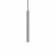 Lampada a sospensione in metallo singolo diffusore slim dal design moderno