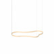 Lampada a sospensione LED grande con struttura in alluminio dal design moderno