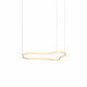 Lampada a sospensione LED media con struttura in alluminio dal design moderno