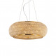 Lampada a sospensione media elegante con diffusore con perle di cristallo