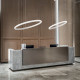 Lampada a sospensione media in alluminio con diffusore a led