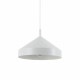 Lampada a sospensione moderna con diffusore in metallo medio