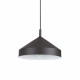 Lampada a sospensione moderna con diffusore in metallo medio