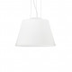 Lampada a sospensione moderna con diffusore in vetro bianco acidato