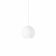 Lampada a sospensione moderna con singolo diffusore piccolo in metallo rotondo