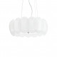 Lampada a sospensione moderna grande con diffusore in lastre di vetro