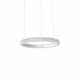 Lampada a sospensione piccola in alluminio con diffusore a led