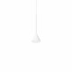 Lampada a sospensione singola a LED con diffusore in alluminio a cono