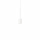 Lampada a sospensione singola a LED con diffusore in alluminio tondo