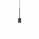 Lampada a sospensione singola a LED con diffusore in alluminio tondo