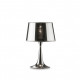 Lampada da comodino con struttura in metallo e diffusore in lamina di pvc