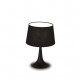 Lampada da comodino in metallo con diffusore in lamina di PVC