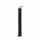 Lampione da giardino a led struttura alta in alluninio e diffusore in acrilico