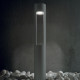 Lampione da giardino con struttura in alluminio e diffusore in vetro temperato