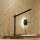 Lampada da scrivania struttua in alluminio con diffusore a led dimmerabile