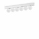 Lampada da soffitto lunga a led in metallo con diffusori lineari in acrilico