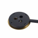 Lampada da soffitto struttura in metallo con 5 diffusori in vetro satinato