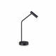 Lampada da tavolo a led con struttura in metallo e diffusore orientabile