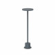 Lampada da tavolo a led dimmerabile con struttura in alluminio alta e larga