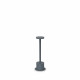 Lampada da tavolo a led dimmerabile con struttura in alluminio bassa e stretta