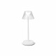 Lampada da tavolo a led dimmerabile struttura iin metallo e pvc