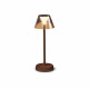 Lampada da tavolo a led dimmerabile struttura iin metallo e pvc