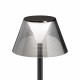 Lampada da tavolo a led dimmerabile struttura iin metallo e pvc