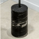 Lampada da terra con base in marmo struttura in metallo dal design moderno