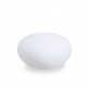 Lampada da terra da giardino con struttura ovale grande in pvc