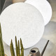 Lampada da terra da giardino mini a led con struttura in pvc