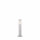 Paletto luce da giardino con struttura bassa in alluminio e diffusore in vetro