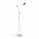 Piantana a led con struttura in alluminio e diffusore orientabile