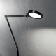 Piantana a led con struttura in alluminio e diffusore orientabile