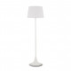 Piantana moderna in metallo con paralume in lamina di pvc