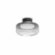 Plafoniera a led con struttura in metallo e diffusore in doppio vetro