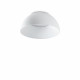 Plafoniera a led con struttura in metallo e diffusore in policarbonato
