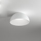 Plafoniera a led con struttura in metallo e diffusore in policarbonato