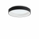Plafoniera a led media con struttura in metallo e diffusore rotondo