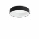 Plafoniera a led piccola con struttura in metallo e diffusore rotondo