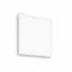 Plafoniera da esterno quadrata in alluminio con diffusore a led in acrilico