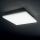 Plafoniera da esterno quadrata in alluminio con diffusore a led in acrilico
