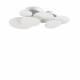 Plafoniera grande a led con struttura in metallo dal design moderno