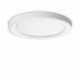 Plafoniera grande a led con struttura in metallo riflettente rotonda